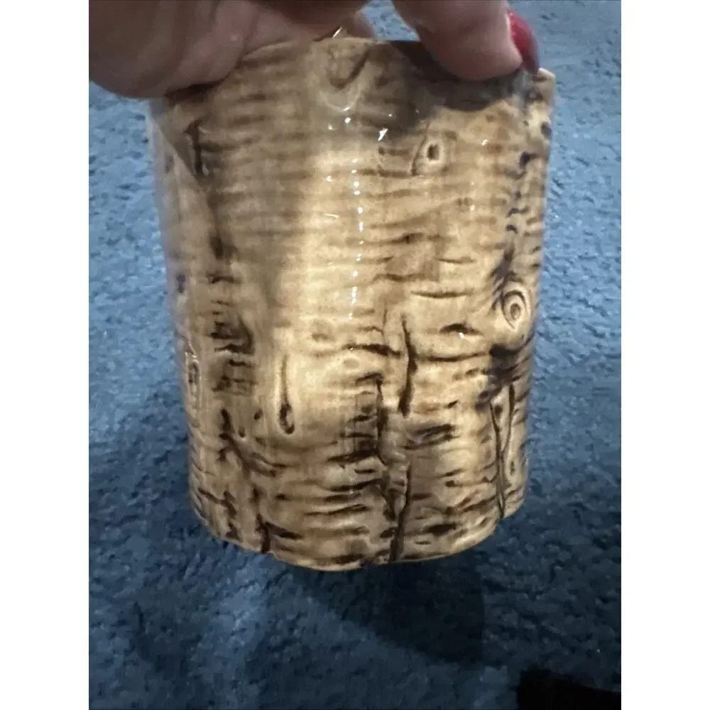 Mcm Owl Canister/Cookie Jar Brown